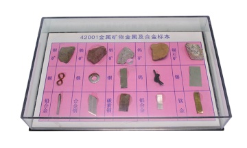 42001 metal mineral metal and alloy specimens