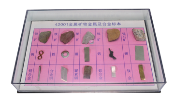 42001 metal mineral metal and alloy specimens