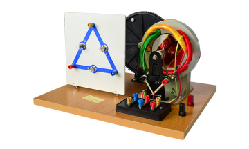 24045 hand-operated three-phase AC generator